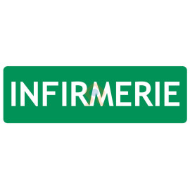 Panneau infirmerie premiers secours