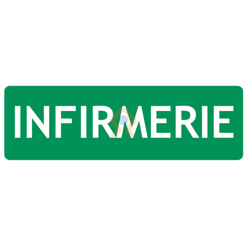 Panneau infirmerie premiers secours