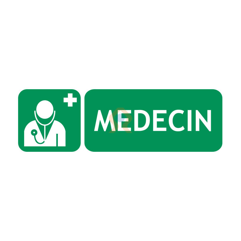 Panneau médecin avec picto