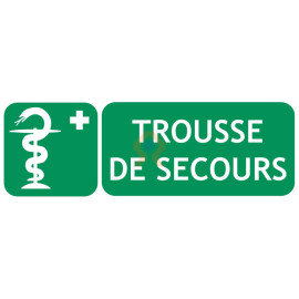 Panneau trousse de secours