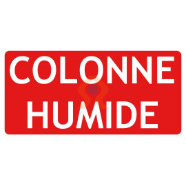 Panneau colonne humide