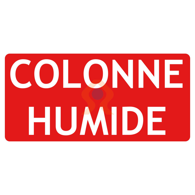 Panneau colonne humide