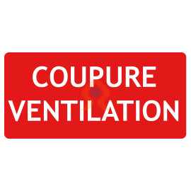 Panneau coupure ventilation gamme incendie