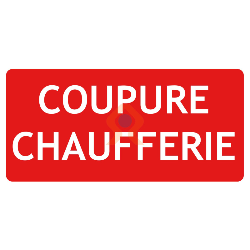 Panneau coupure chaufferie gamme incendie