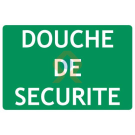 Panneau douche de sécurité premiers secours