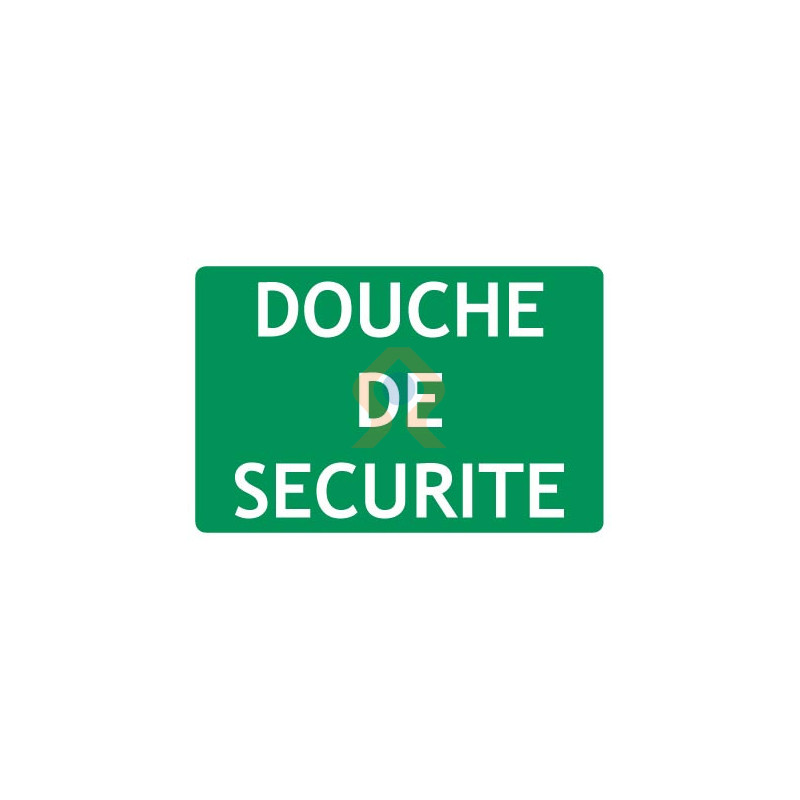 Panneau douche de sécurité premiers secours