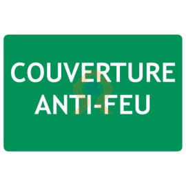 Panneau couverture anti feu premiers secours