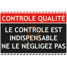 Panneau contrôle qualité indispensable