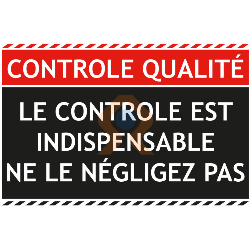 Panneau contrôle qualité indispensable