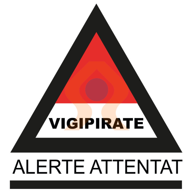 Pictogramme alerte attentat