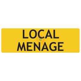 Panneau local ménage