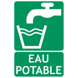 Panneau eau potable norme ISO