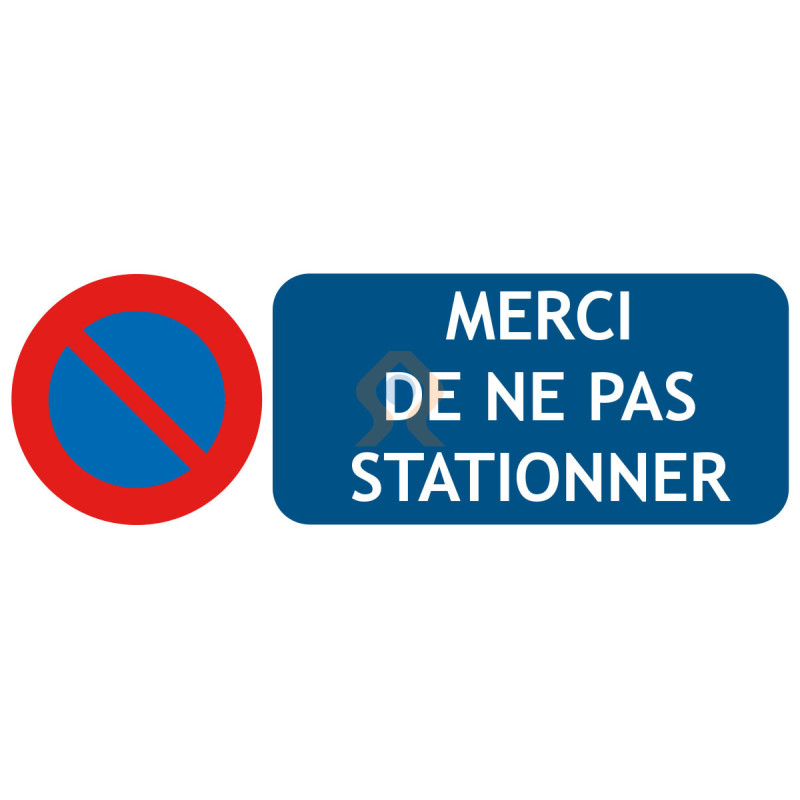 Panneau sortie de voitures ne pas stationner