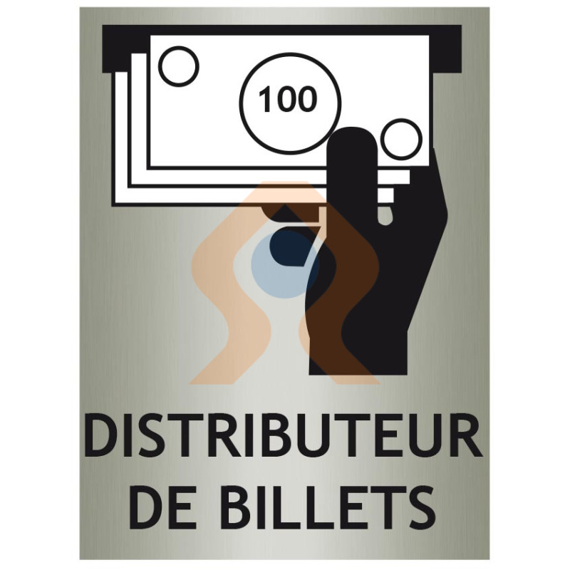 Panneau GAB distributeur de billets