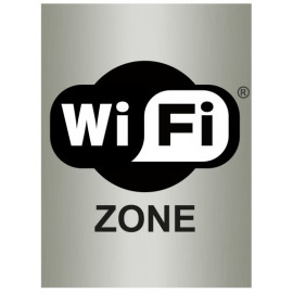 Panneau information zone Wifi