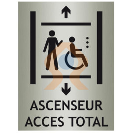 Panneau ascenseur accès totale