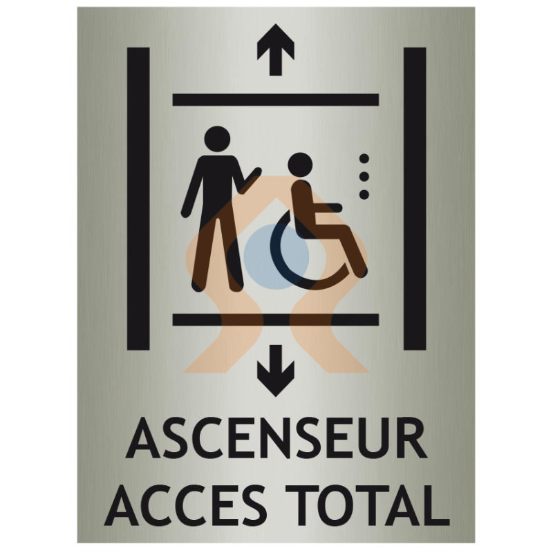 Panneau ascenseur accès totale