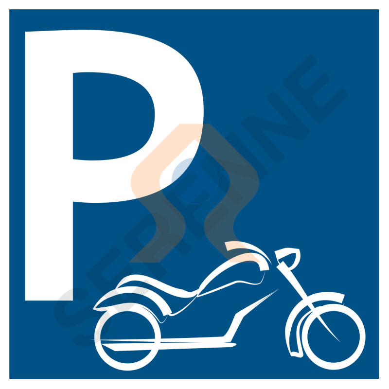 Pictogramme parking motos