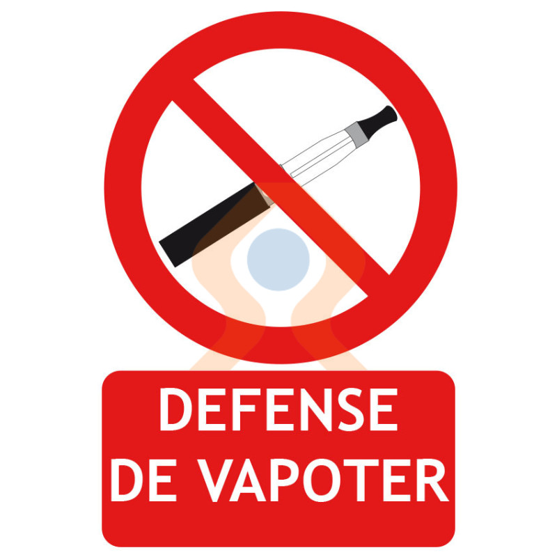 Panneaux défense de vapoter