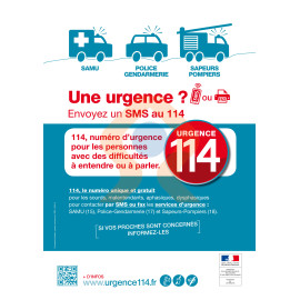 Consigne urgence 114 SMS