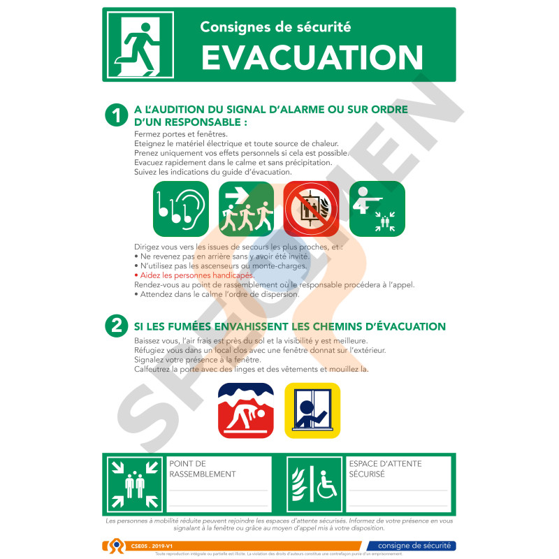 Evacuate  Détecteurs de fumée de la gamme Evacuate