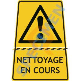 nettoyage en cours collé sur les 2 faces