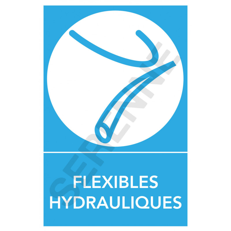 Panneau tri sélectif flexibles hydrauliques