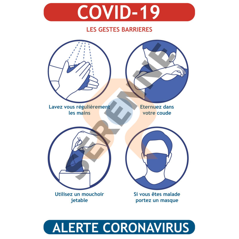 Consigne COVID-19 les gestes barrières