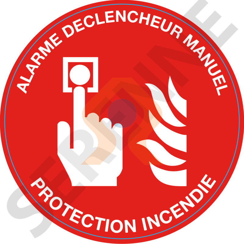 Autocollant prise d'eau incendie - Sticker Communication