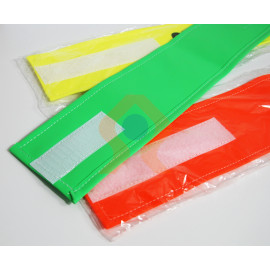 Brassards de sécurité fluo à fermeture Velcro