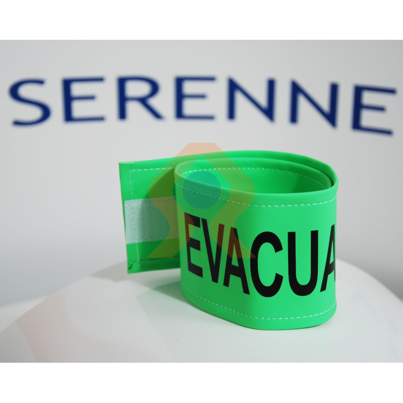 Brassard de sécurité haute visibilité velcro personnalisé