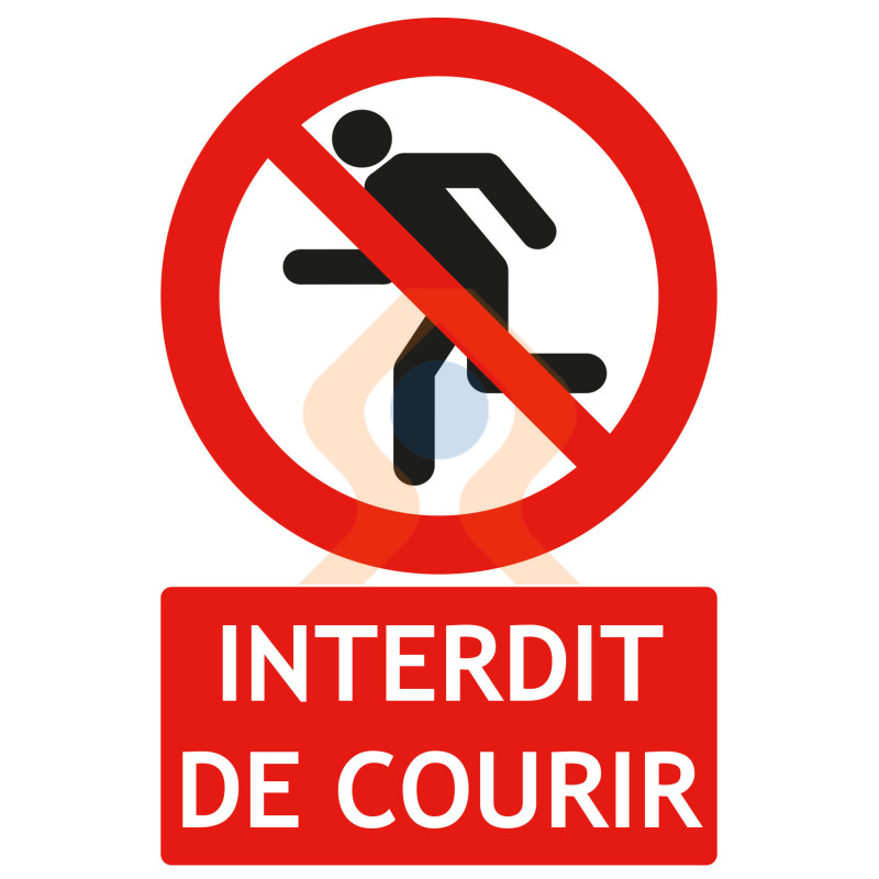 Panneaux interdit de courir