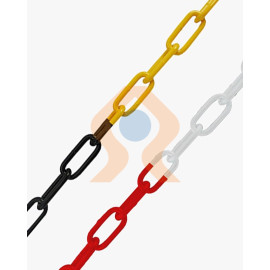 Chaîne de signalisation acier à maillons longs 15 ml