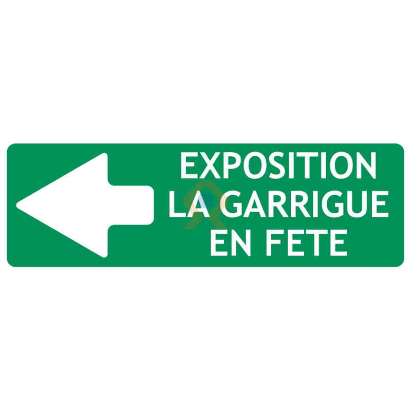 Panneau directionnel personnalisé flèche à gauche Panneau directionnel personnalisé flèche à gauche