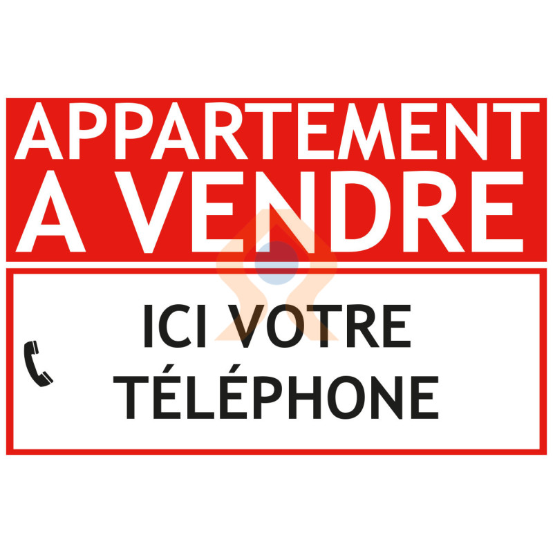 Panneau appartement à vendre à personnaliser