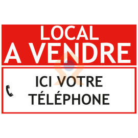 Panneau local à vendre à personnaliser