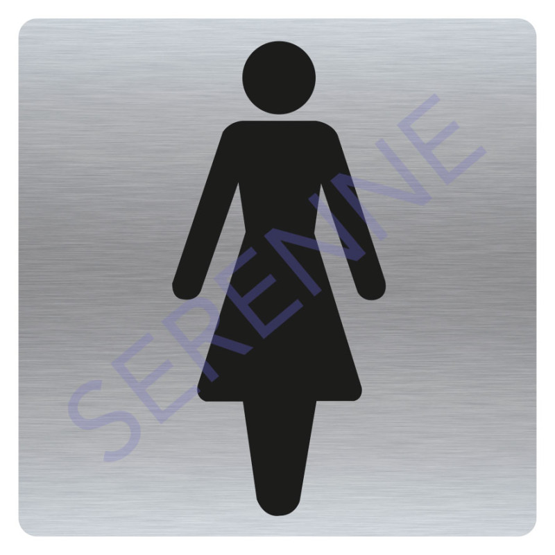 Pictogramme information toilettes femmes