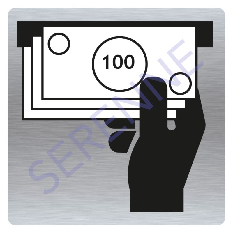  Sticker Symbole interdiction 100X100mm Impression