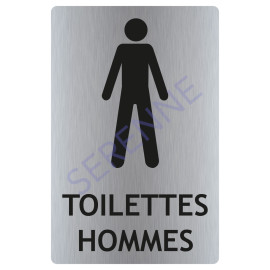 Panneau information toilettes hommes