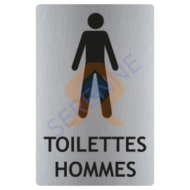 Panneau information toilettes hommes