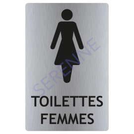 Panneau information toilettes femmes