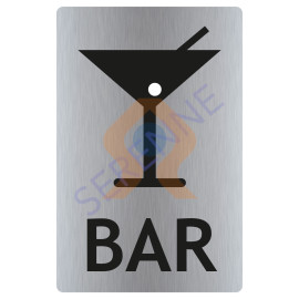 Panneau bar cocktail