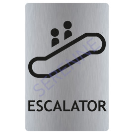 Panneau escalator