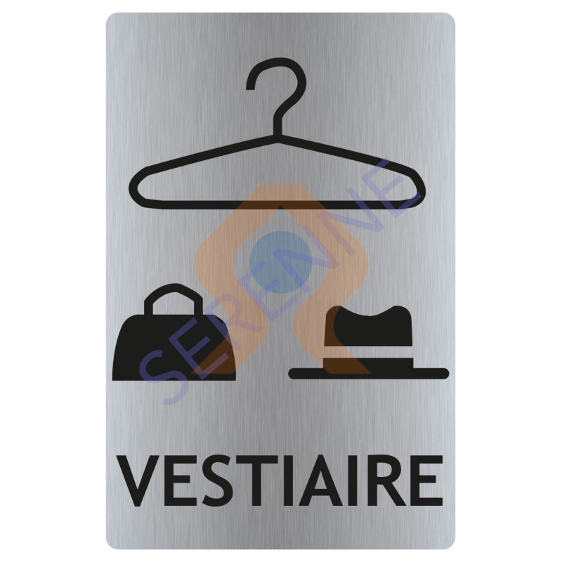 Panneau vestiaire