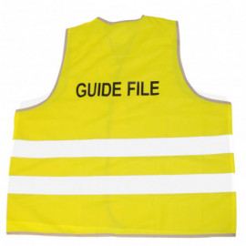 Gilet guide file pour évacuation face avant