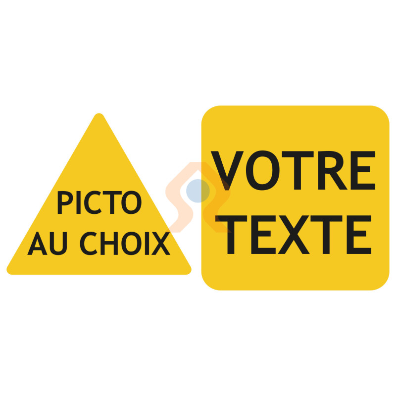 Panneau danger sur mesure Panneau danger sur mesure