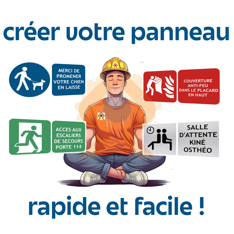 Créer votre panneau picto + texte Créer votre panneau picto + texte
