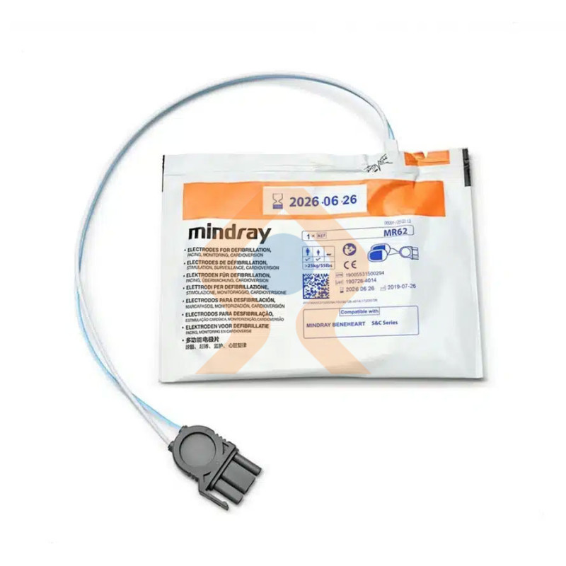 Electrodes pour défibrillateur Mindray Beneheart