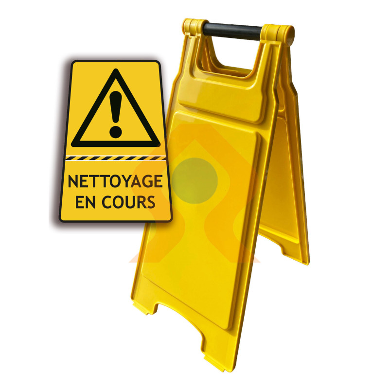 Chevalet d'intervention nettoyage en cours