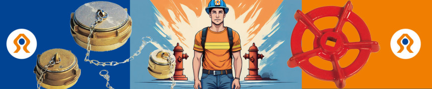 Bouchons volants joints plats et raccords pour tuyaux incendie